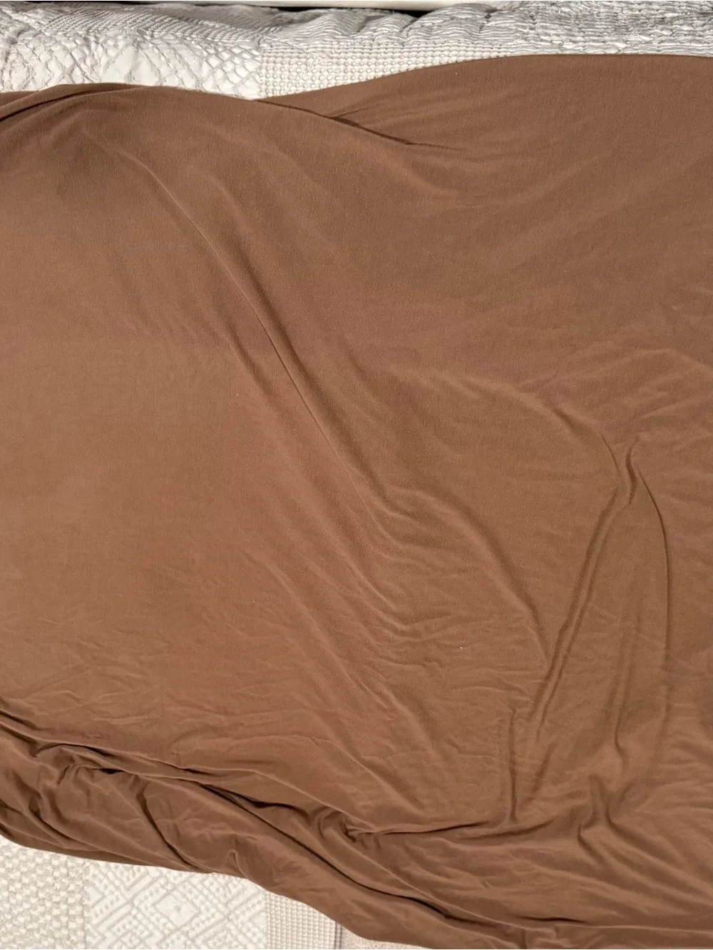 Kyte BABY Stretchy Bamboo Fitted Sheet - Khaki and Coffee